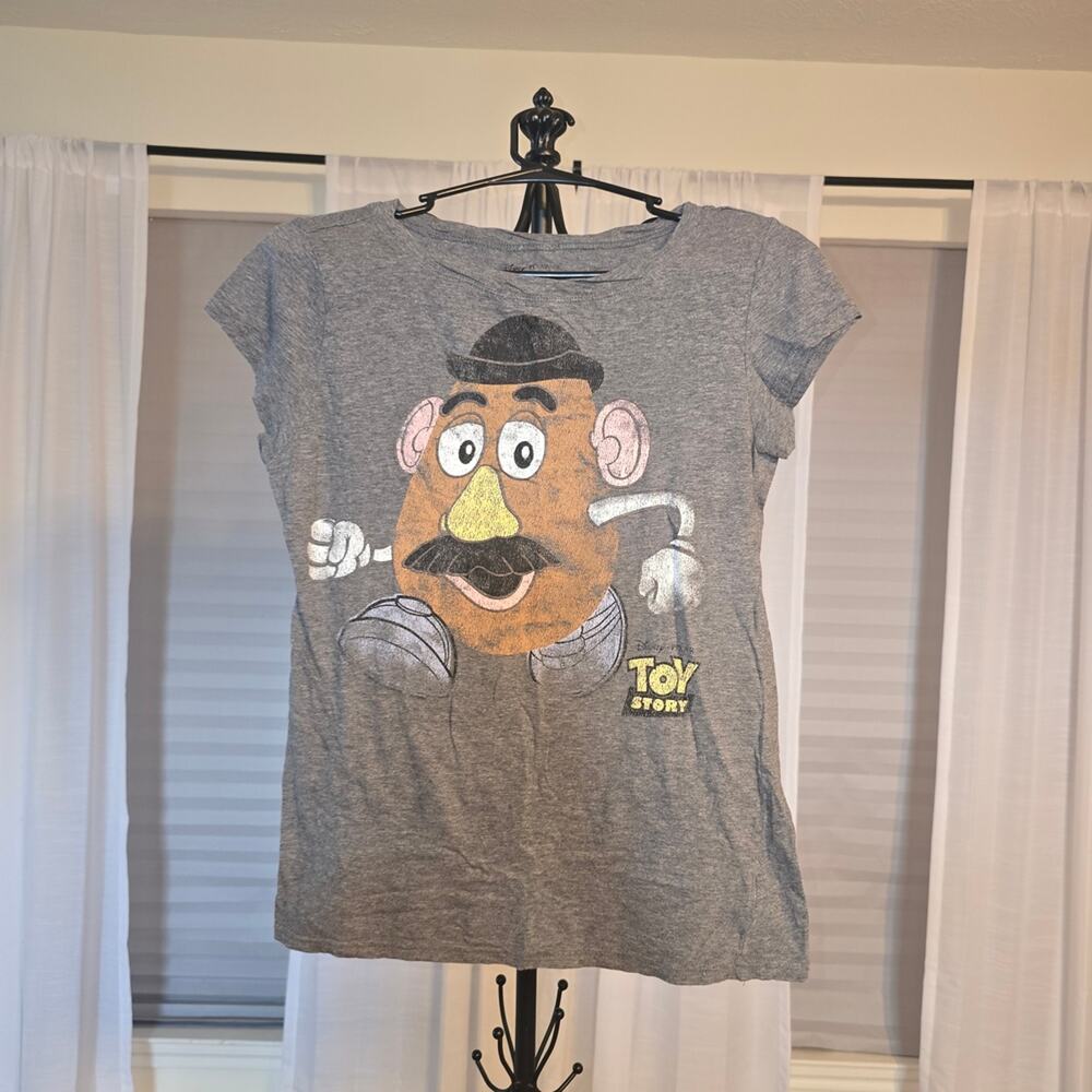 Gray T-Shirt with Mr. Potato Head Graphic